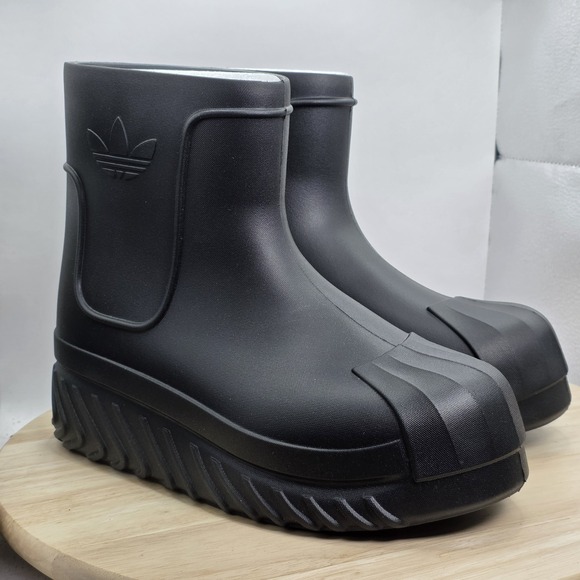 Women's Size 7.5 - AdiFOM Superstar Boot Shoes Black New In Box Chunky Waterproo - Picture 5 of 8